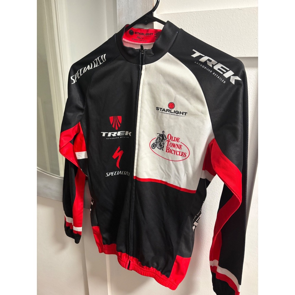 Starlight Pro+ Womens Medium Cycling Jersey Long Sleeve Trek Special Red Black